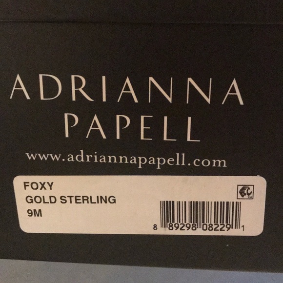 - Adrianna paperless metalic gold heel size 9 - Picture 10 of 12